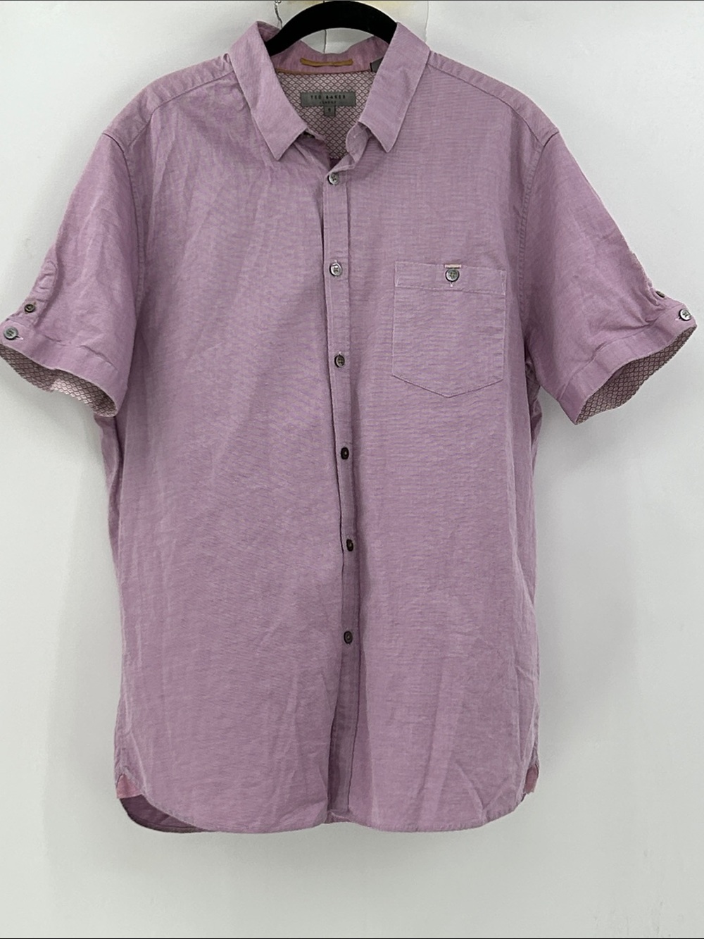 Ted Baker Short Sleeve Button Up Short Sleeve Shirt Size 5/XL